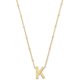 thumbnail image 1 of Collar Kendra Scott Letra K Gold Metal, 1 of 2