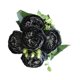 thumbnail image 1 of Ramo De Boda Artificial Elegante Con Flores Artificiales Para Decoración De Fiesta Y Oficina, Color Negro Y Violeta., 1 of 5