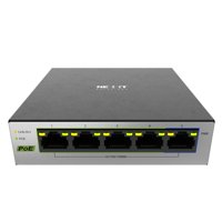 Switch De Escritorio Nexxt Solutions 5 Puertos Nsw-V501P Poe Gris