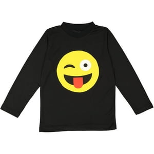 Camiseta Dress Up America Con Emoticono Facial Con La Lengua Fuera Para Niños