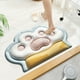 thumbnail image 2 of 1pc Soft and Absorbent Cute Cat Paw Pattern Bath Rug - Non-Slip Shower Carpet for Home Bathroom - Quick Dry Bath Mat - Bathroom Accessory, 2 of 4