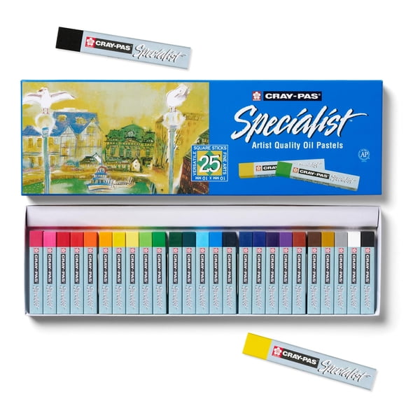 Set de Pasteles al Óleo SAKURA Cray Pas Specialist 25 Colores