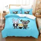 thumbnail image 1 of Anime Aggretsukos Bedding Set Boys Girls Twin Queen Size Duvet Cover Pillowcase Bed Kids Adult Fashion Home Textile Customizable, 1 of 5