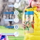 thumbnail image 5 of Botella de Agua Infantil Desmarcar Ahoy Piratas Azul 12 oz, 5 of 6
