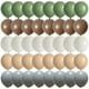thumbnail image 1 of Globos Pagicoday, verde salvia, marrón, blanco y gris, 25 cm, 50 unidades, 1 of 3