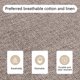 thumbnail image 3 of Cajas de almacenamiento con tapa y asa, contenedores organizadores plegables para ropa de cama, cestas cúbicas con divisor extraíble para el hogar, dormitorio, armario, oficina., 3 of 6