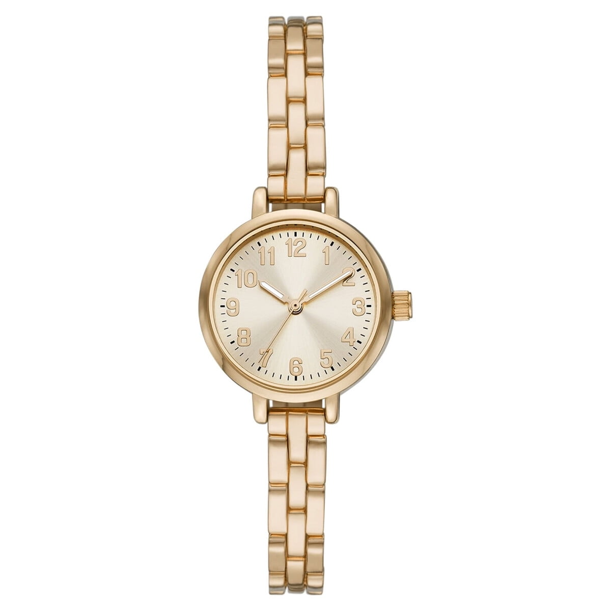 Reloj Mujer Time And Tru Dorado Pulsera Quartz Fmdott076