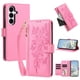 thumbnail image 1 of Funda Billetera Floral en Relieve samsung galaxy S26 PLUS con Tarjetero y Cremallera Rosa, 1 of 6