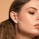 thumbnail image 3 of Pendiente CUTEFEEL de 10 mm con baño de oro blanco 18K sobre plata, 3 of 7