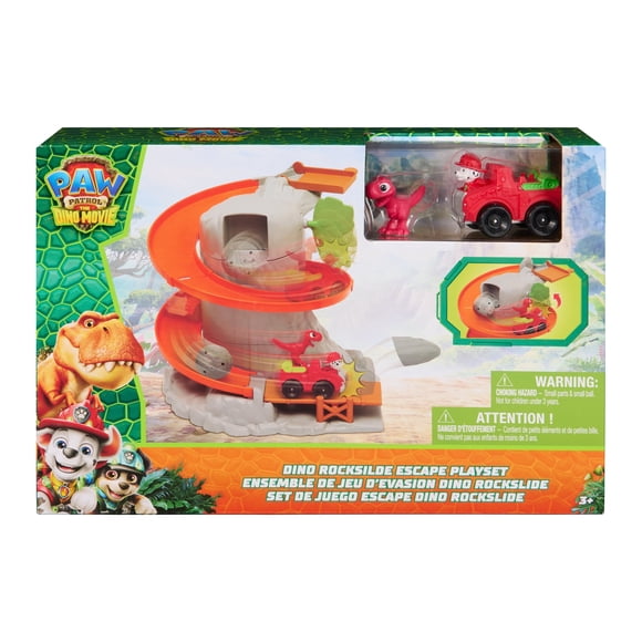 Pista De Rocas Y Marshall La Dino Película Paw Patrol
