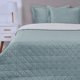 thumbnail image 1 of Quilt Velvet Sherpa King Verde, 1 of 3