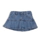 thumbnail image 1 of Short Falda Bebé Niña Denim Bolsillos Celeste Pillin, 1 of 2