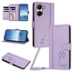 thumbnail image 1 of Funda Cartera Trébol para Xiaomi Poco X7 Pro con Ranuras Tarjetas y Carga Inalámbrica Morado claro, 1 of 6