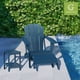 thumbnail image 3 of Set de otomanes Adirondack GreenVines de HDPE para exterior, azul, 50 x 35 cm, 3 of 6