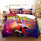thumbnail image 1 of Back To The Future Bedding Set Bed Set Aldult Kid Bedroom Duvetcover Sets Hip Hop, 1 of 5