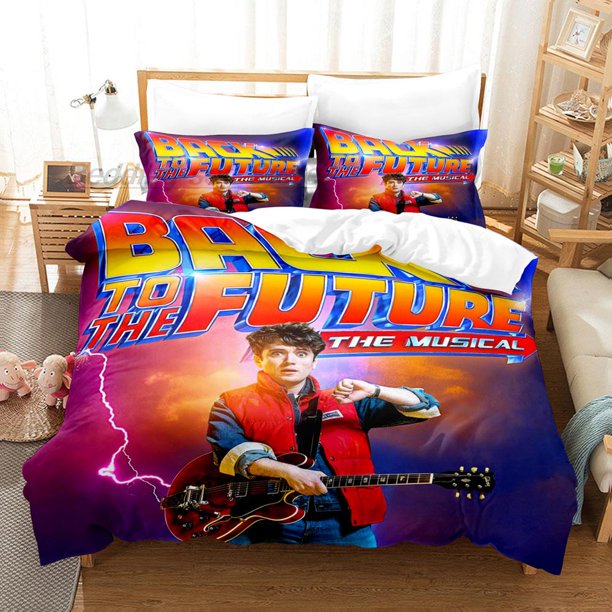 Back To The Future Bedding Set Bed Set Aldult Kid Bedroom Duvetcover Sets Hip Hop