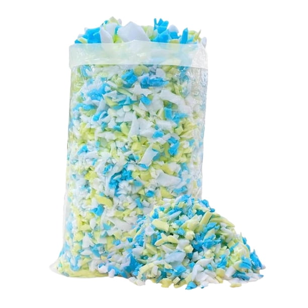 Relleno de espuma de memoria triturada relleno de relleno de bolsas de frijoles múltiples suaves para camas para perros silla cojín de cojín de sofá 1 kg