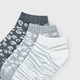thumbnail image 2 of Calcetines Mujer Tripack Cortos Mix Gris/Blanco Corona, 2 of 4