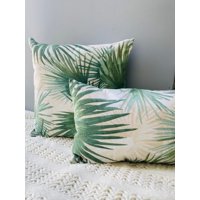 Todo Hogar Santiago De Chile - Set De 2 Cojines Estampados 45X45Cm Y 30X50Cm - Fce1