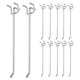 thumbnail image 1 of Uxcell 12 Pcs Ganchos para Tablero de Clavijas, Kit de Ganchos para Tablero de Clavijas de 7.9 Pulgadas Compatible con Tablero de Clavijas de 1/5" para Garaje, 1 of 7