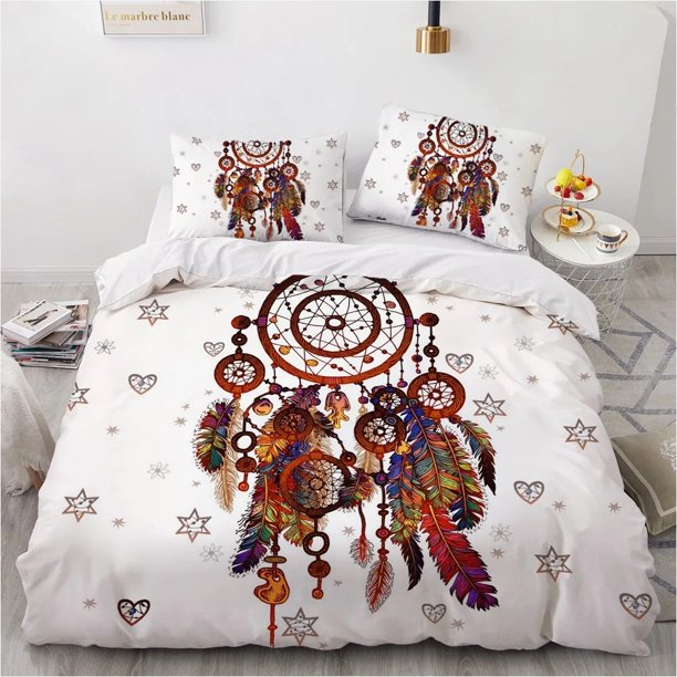 Letter Dreamcatcher Bedding Set Fantasy Feathetr Mandala Luxury Duvet Cover Sets Comforter Bed Linen