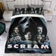 thumbnail image 4 of Película Scream Conjunto de sábanas temático, trío de piezas, cómodo y amigable con la piel, diseño único, regalo de decoración para el hogar para familiares, amigos y fans,135cm *200cm, 4 of 6