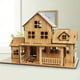 thumbnail image 4 of 3D Bamboo Wooden Small House Puzzle Jigsaw,Building Assembly Model,Architecture DIY House Villa Assembly Kit,Assembly Model Gift Decoration,Creative Puzzle Student Toys, 4 of 5