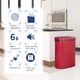 thumbnail image 3 of Bote de basura BestOffice, automático, sin contacto, 50 L, acero inoxidable, 3 of 8