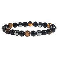 Magideal - Pulsera De Cuentas Unisex Con Cuentas Redondas Para Fiestas De Disfraces De Verano Y Navidad. 8 Mm