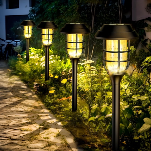 Luces solares para caminos SOLPEX 8 unidades blanco cálido impermeables