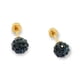 thumbnail image 1 of Aros Seguridad Punto Luz Bola Fuego Chapado Oro negro, 1 of 4