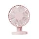 thumbnail image 4 of Peque?o Ventilador De Escritorio USB, Ventilador De Refrigeración De Altura 13,5 Cm Para Interior Y Exterior, Versátil, Color Rosa, 4 of 5