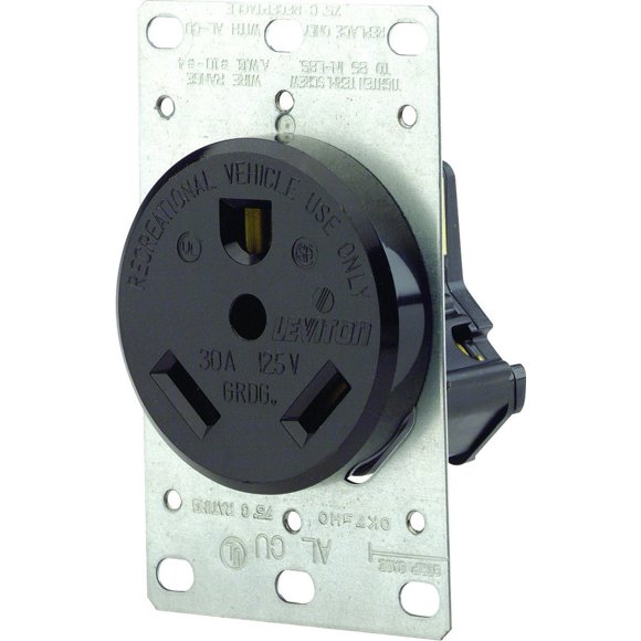 Receptáculo RV Leviton 7313 30 A 125 V NEMA TT-30R