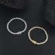 thumbnail image 4 of Pulseras de Tenis de 4 X 4 Mm para Mujer Chapadas en Oro de 18K Clásicas con Diamante Simulado Pulsera de Tenis Corte Corazón Pulseras de CZ para Mujer Boda Nupcial Graduación Cumpleaños Joyería, 4 of 7