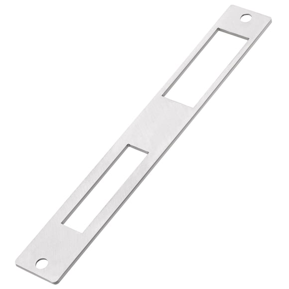 Placa de cierre plana para puerta Micro Traders de acero inoxidable 172 mm