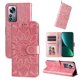 thumbnail image 1 of Funda tipo cartera FOXDOCK para Xiaomi 12 Pro , diseño girasol en relieve, cuero PU, cierre magnético, soporte y tarjetero, 1 of 5