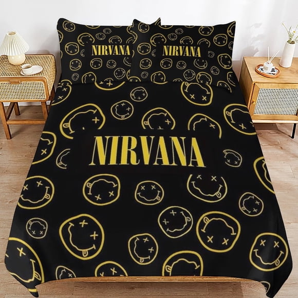 Nirvana Complete Bed Solution Long Thread Use Durable Zip Soft Touch Duvet Cover Sets Practicality