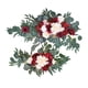 thumbnail image 1 of Flores Artificiales Swag Floral Swag Telón De Fondo Rústico Para Boda Mesa Rojo, 1 of 3
