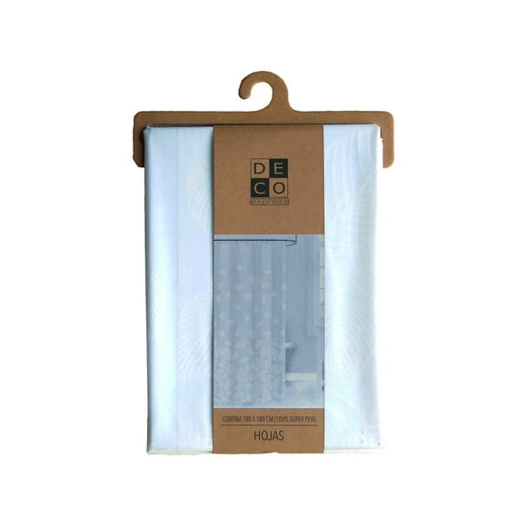 Cortina baño PEVA Hojas Impermeable 180x180 Cms