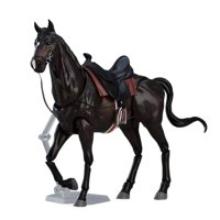 Bothyi - Figura De Caballo Modelo Pintado Figura Realista Juguete Educativo Escenas En Miniatura Negro
