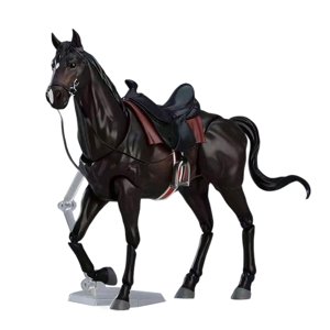 Bothyi - Figura De Caballo Modelo Pintado Figura Realista Juguete Educativo Escenas En Miniatura Negro