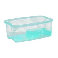 Magideal - Tanque De Tortugas, Hábitat De Tortuga Del Acuario, Decoración Interior De La Caja De Alimentación De La Caja De Alimentación, Criaturas Pequeñas Tanq S
