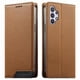 thumbnail image 1 of Funda Tipo Cartera de Cuero Sintético para Samsung Galaxy A32 5G Bloqueo RFID, con Ranuras para Tarjetas y Bolsillo para Efectivo, Cierre Magnético Fuerte Marrón, 1 of 6