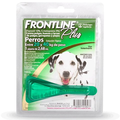 Frontline - Plus Pipeta Perro 20-40 Kg 1 Unidad