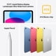 thumbnail image 4 of Apple iPad 10.9" Wi-Fi 256GB Plata 10ª Generación - Reacondicionado, 4 of 8