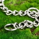 thumbnail image 2 of Collar. Collar de ahorque de acero inoxidable premium. Cadena metálica resistente, duradera, resistente a la intemperie y al deslustre. Collar de adiestramiento antitirones para perros., 2 of 7