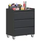 thumbnail image 2 of Gabinete Metálico Bajo con ruedas 3 cajones - Linea Black GL-004, 2 of 3