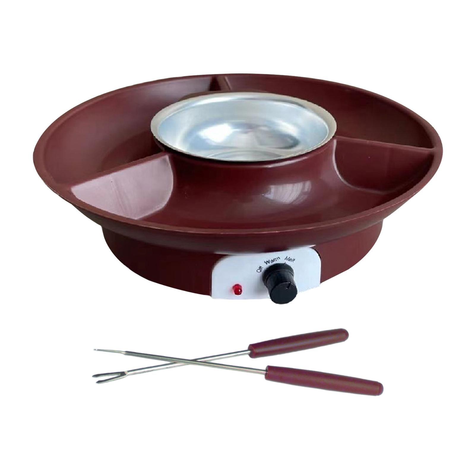 Magideal - Fuente De Fondue De Chocolate Para El Hogar, Fácil Instalación Y Limpieza, Idea De Fecha, Juego De Ollas De Fondue Eléctricas De 110v Antioxidantes De