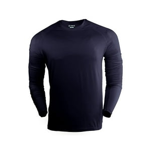 Snix - Polera Fit De Adulto Primera Capa Para Futbol Manga Larga Azul Marino Talla M