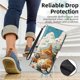 thumbnail image 5 of Funda flip Edge 2022 bloqueo RFID diseño gato durmiendo flores correa, 5 of 7